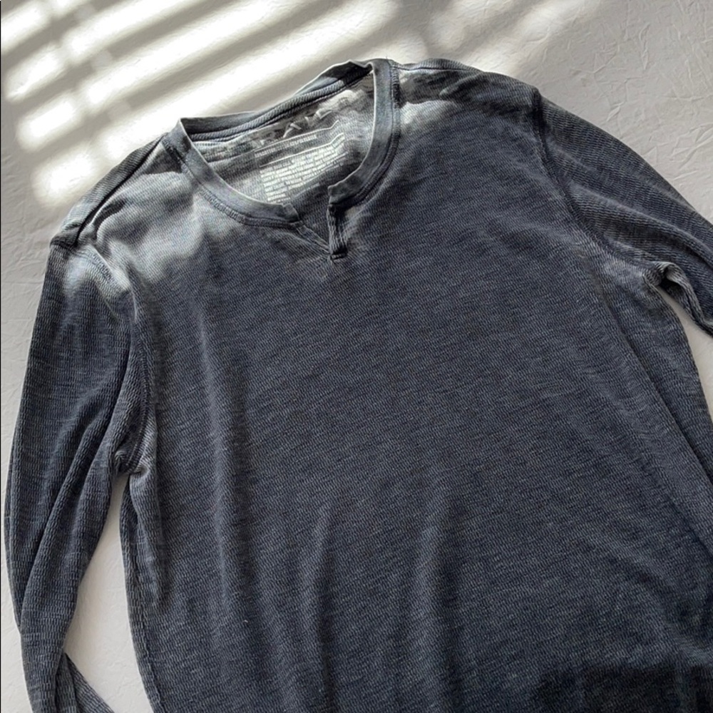 Distressed Gray Shirt